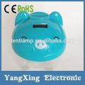 High quality plastic Pig shaped Digital Coin Bank for gift